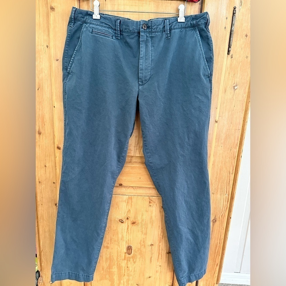 Men’s Slate Blue/Gray Dress Pants Slim Cut, Size 36x32 from Gap